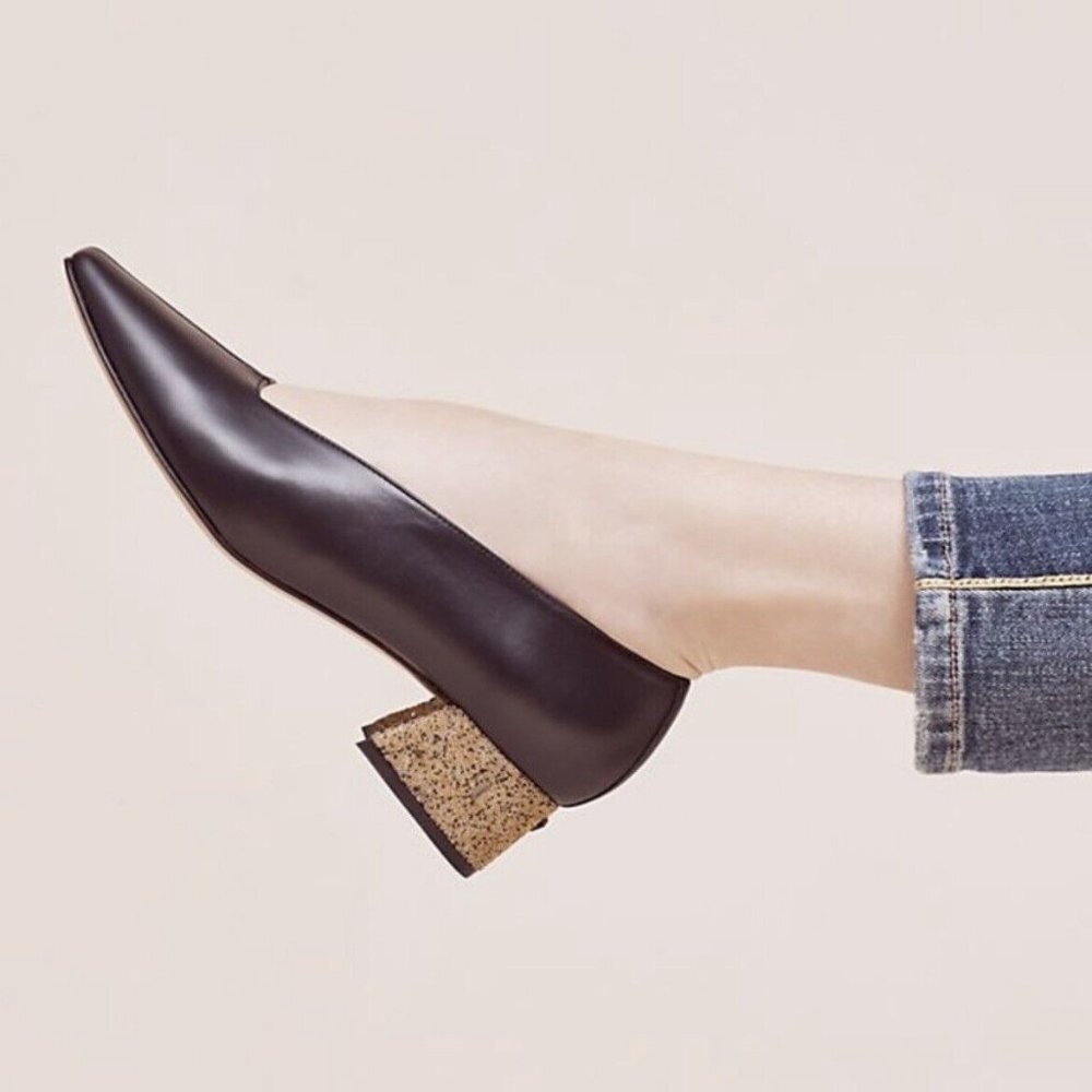Anthropologie Miista Taissa Heels Pumps Black Size 39 - Picture 11 of 11